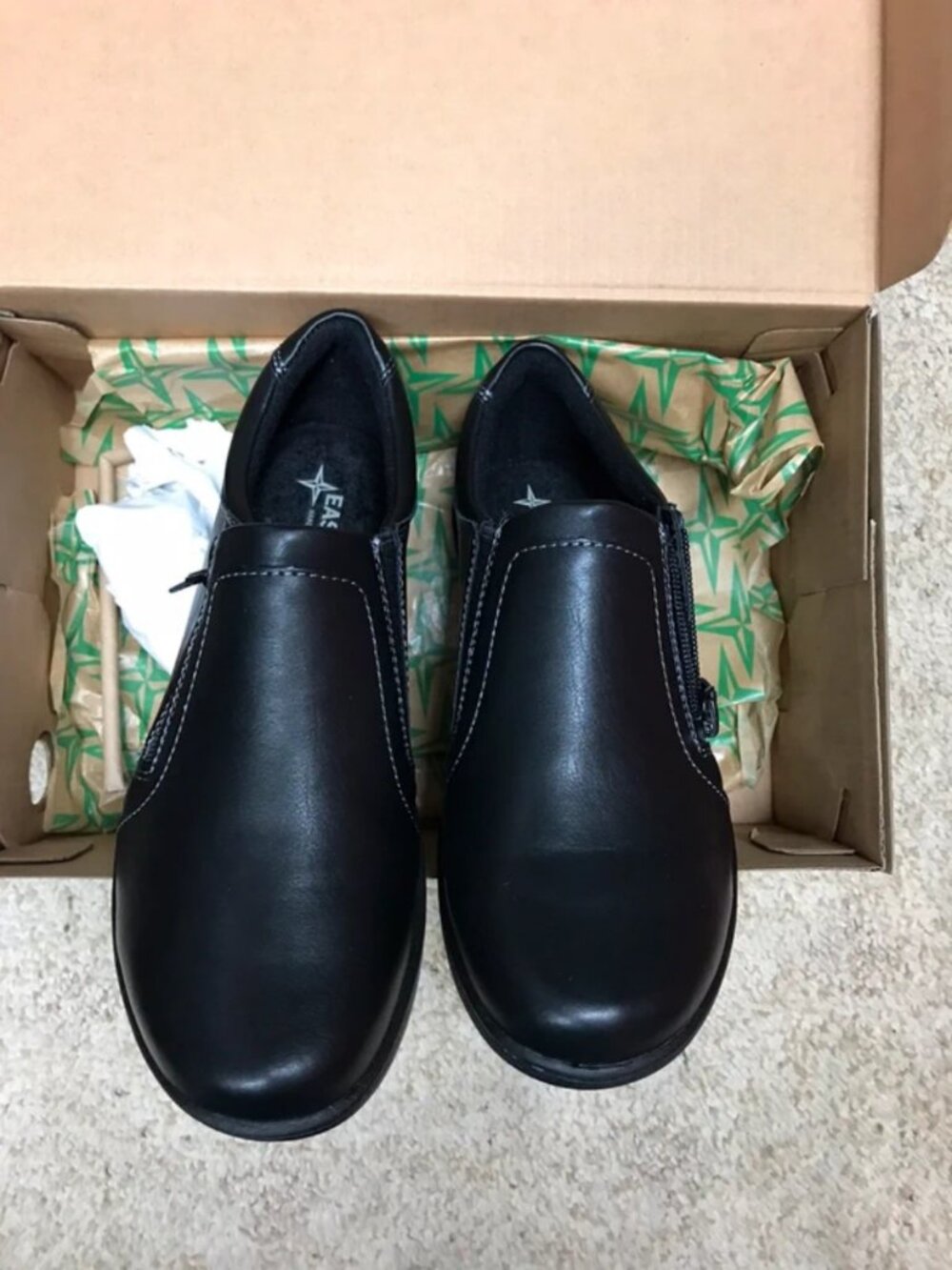 Eastland Vicky Women's Slip On Black Shoe Size 7.5W NIB1 #781